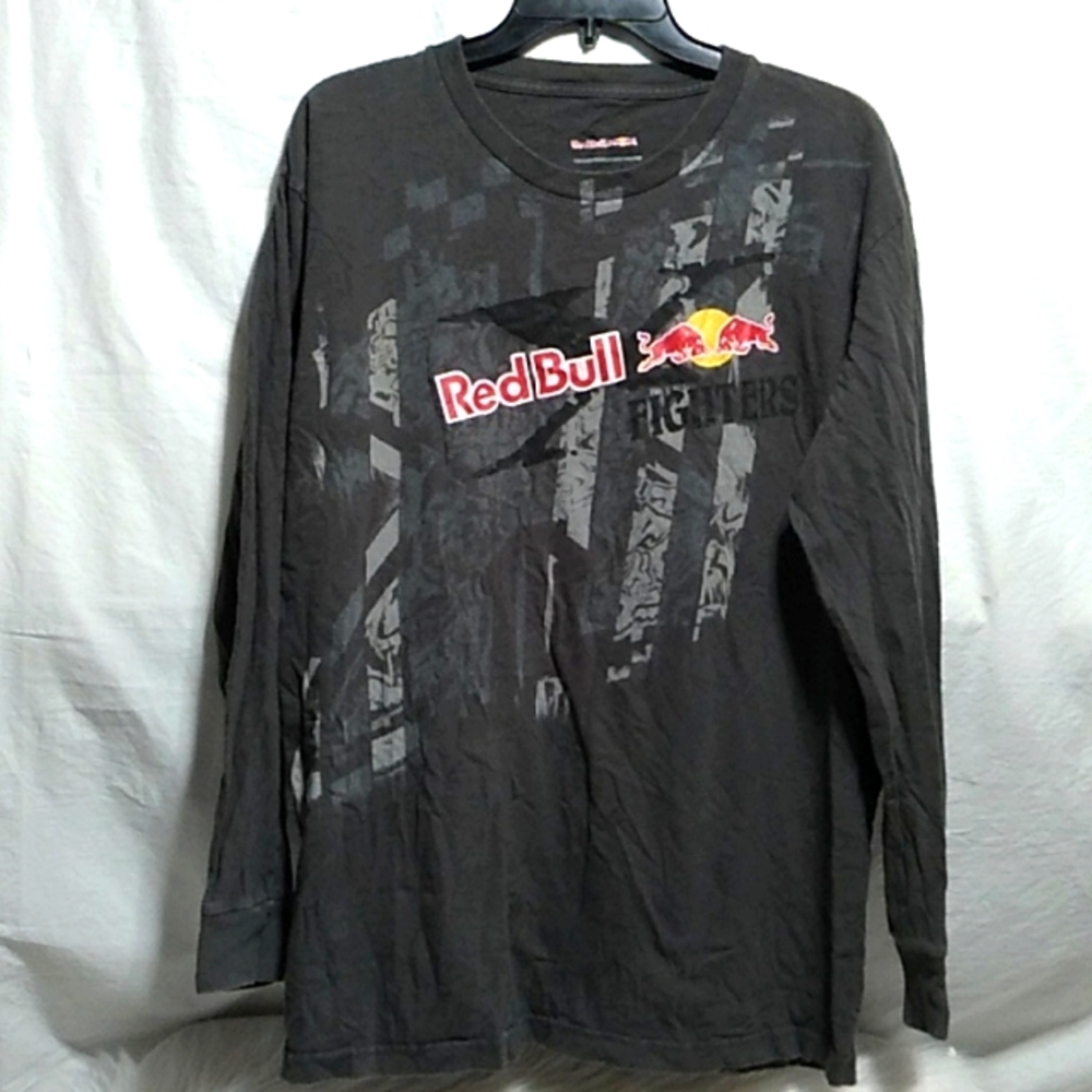 Red Bull Fighters Fox Long Sleeve Shirt Sz.L